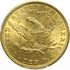 USA, 10 dolarów 1907 Filadelfia - PCGS MS63