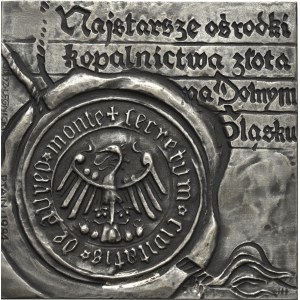 PRL, Medal Najstarsze ośrodki kopalnictwa złota na Dolnym Śląsku