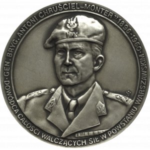 PRL, Medal generał brygady Antoni Chruściel MONTER - nakł. 12 egz.