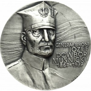 PRL, Medal generał broni Józef Dowbór Muśnicki, 1985 - nakł. 20 egz