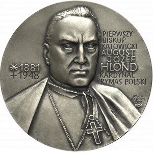 PRL, Medal poświęcony Kardynałowi Augustowi Józefowi Hlond, 1988