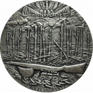 PRL, Medal major Henryk Sucharski, 1984 - nakł. 11 egz