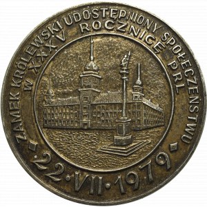 PRL, Medal Zamek Królewski w Warszawie 1979 srebro