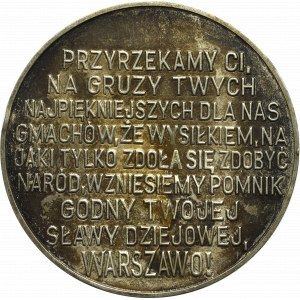 PRL, Medal Zamek Królewski w Warszawie 1979 srebro