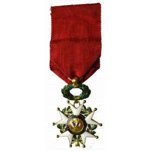 France, III Republic, Order of the Legion of Honor IV Class - gold