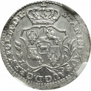 Stanislaus Augustus, 2 groschen 1766 - NGC MS63