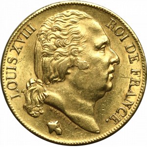 Francja, 20 franków 1824