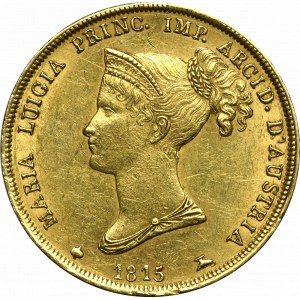 Italy, Maria Luigia, 40 lire 1815