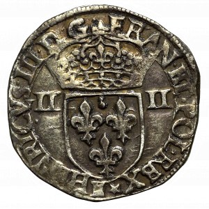 Henryk III Walezy, 1/4 ecu 1587