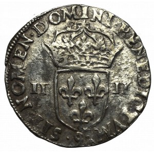 Poland/France, Henri III, 1/4 ecu 1578, Rennes