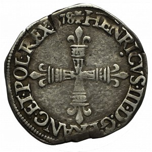 Henryk III Walezy, 1/4 ecu 1578, Nantes