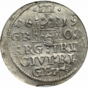 Sigismund III, 3 Groschen 1619, Riga