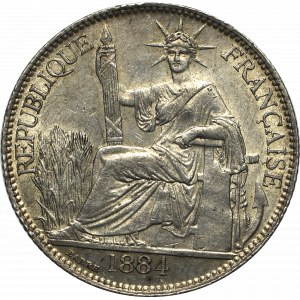 French cochin, 20 cents 1884