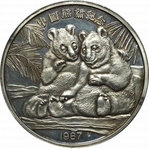 China, Pands 1987 - 2 oz silver