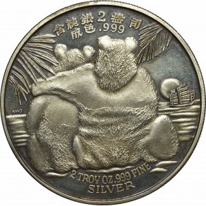 China, Pands 1987 - 2 oz silver