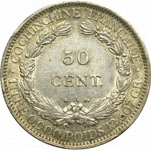 Wietnam Francuski, Cochinchina, 50 Centów 1879