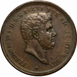 Italy, Ferdinand II, 10 tornesi 1840