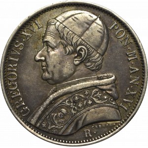 Vatican, Gregory XIV, Scudo 1846