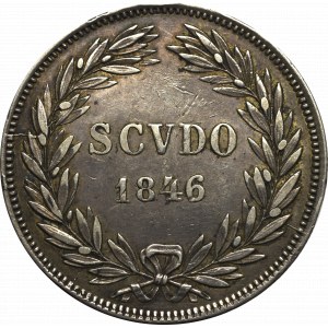 Vatican, Gregory XIV, Scudo 1846