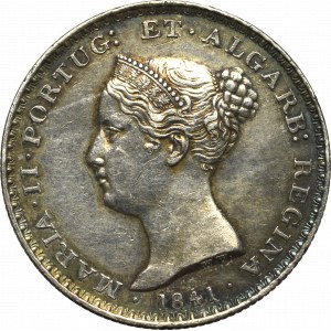 Portugalia, Maria II, 500 reis 1841