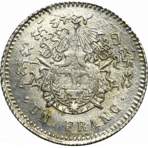 Kambodża, 1 Frank 1860