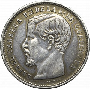 Gwatemala, 1 peso 1864