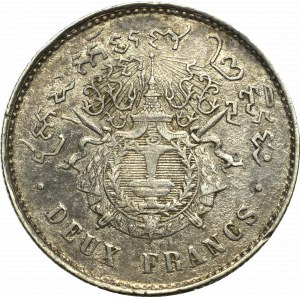 Cambodge, 2 Francs 1860