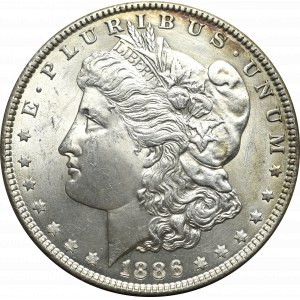 USA, Morgan Dollar 1886, Filadelfia