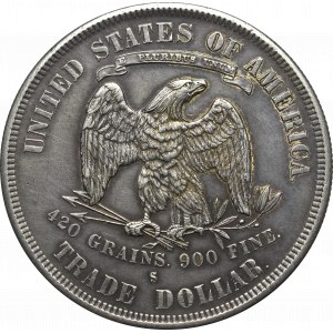 USA, trade dollar 1877 San Francisco