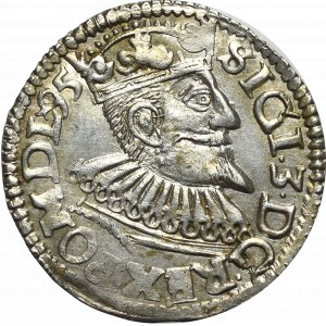 Zygmunt III Waza, Trojak 1595, Wschowa - nieopisany - menniczy
