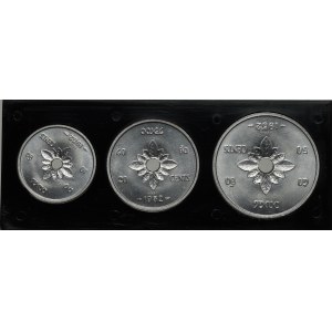 Laos, zestaw 10-50 centów 1952 Essai, Paryż