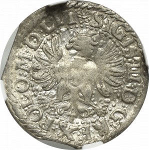 Zygmunt III Waza, Grosz 1610, Wilno - NGC AU58