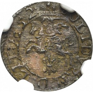 Jan II Kazimierz, Szeląg 1652, Wilno - nieopisany - NGC UNC
