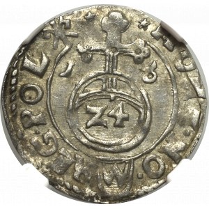 Zygmunt III Waza, Półtorak 1616, Kraków - NGC AU55