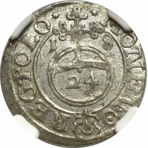 Sigismund III, 1,5 groschen 1618, Bromberg - NGC MS62