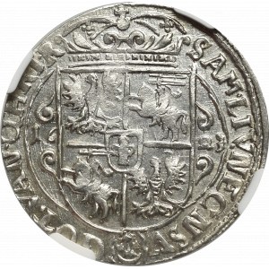 Sigismund III, 18 groschen 1623, Bromberg - NGC MS62