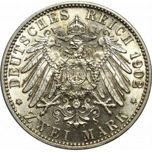 Germany, Badenia, 2 mark 1902