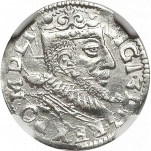 Sigismund III Vasa, 3 groschen 1594, Posen - NGC MS63