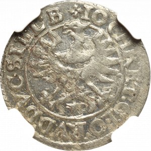 Schlesien, Duchy of Liegnitz-Brieg, 3 kreuzer 1617 - NGC MS63