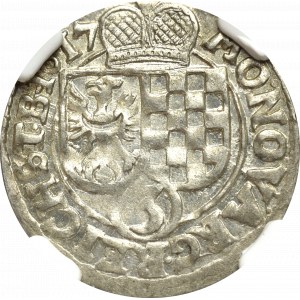 Śląsk, Księstwo legnicko-brzesko-wołowskie, 3 krajcary 1617 - NGC MS63