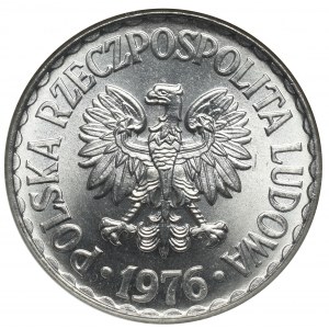 Peoples Republic of Poland, 1 zloty 1976 - NGC MS66