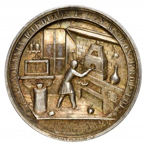 Polska, Medal na otwarcie Głównej Probierni Mennicy Warszawskiej 1851, Majnert - rzadkość