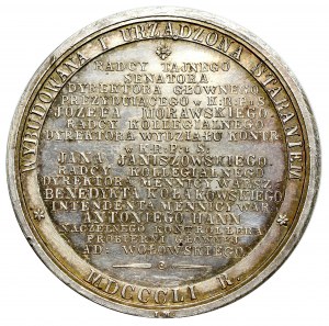 Polska, Medal na otwarcie Głównej Probierni Mennicy Warszawskiej 1851, Majnert - rzadkość
