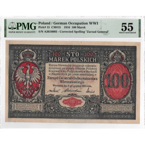 GG, 100 mkp 1916, Generał - PMG 55