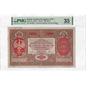 GG, 1000 mkp 1916 Generał - PMG 35