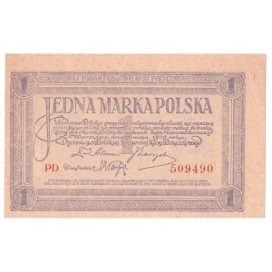 II RP, 1 marka polska 1919 PD
