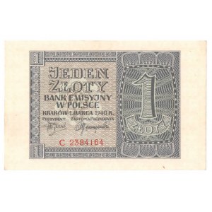 GG, 1 złoty 1940 C