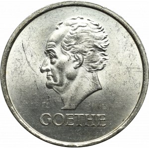 Germany, 3 mark 1932 D Goethe, Rare - Double Die
