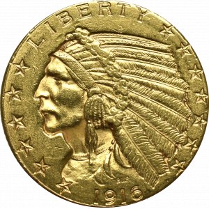 USA, 5 dollars 1916