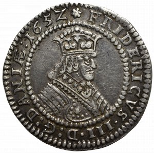 Denmar, Frederick III, 1 Krone 1652